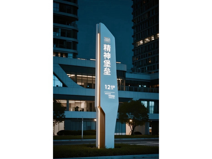 不锈钢精神堡垒雕塑 
